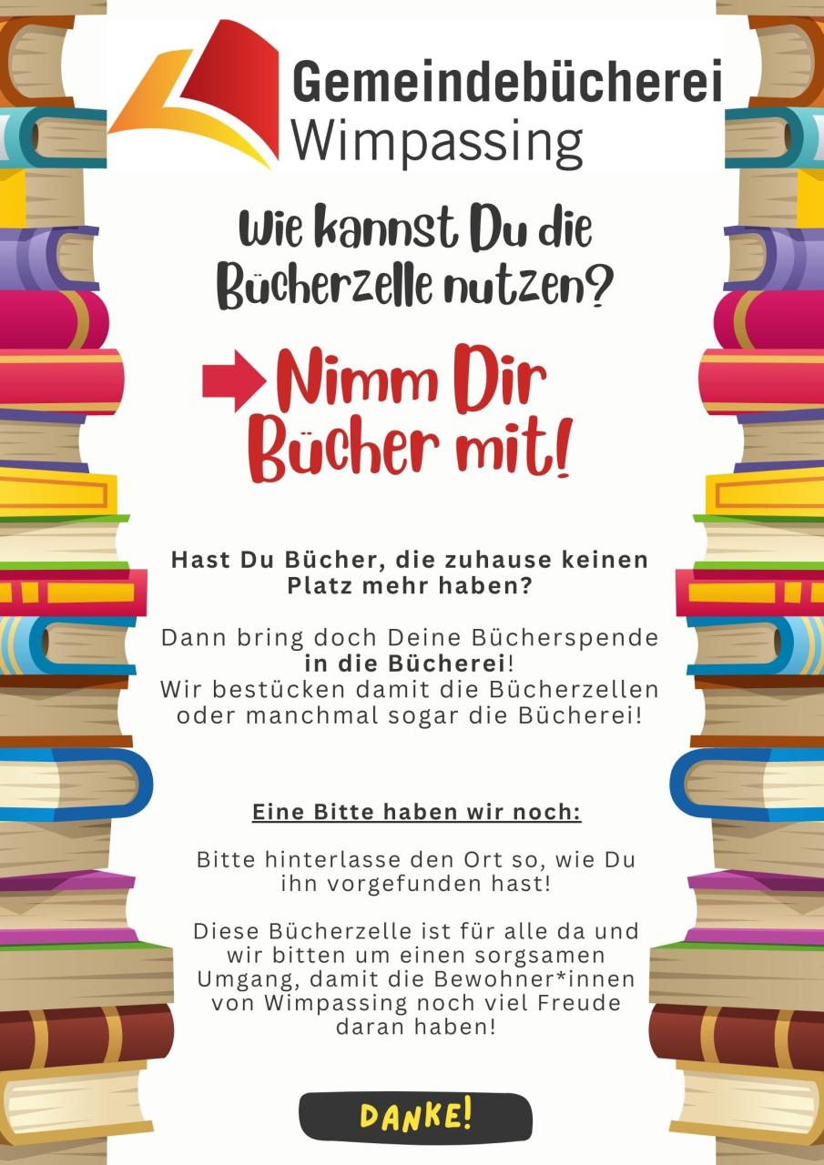 Bücherzelle Anleitung