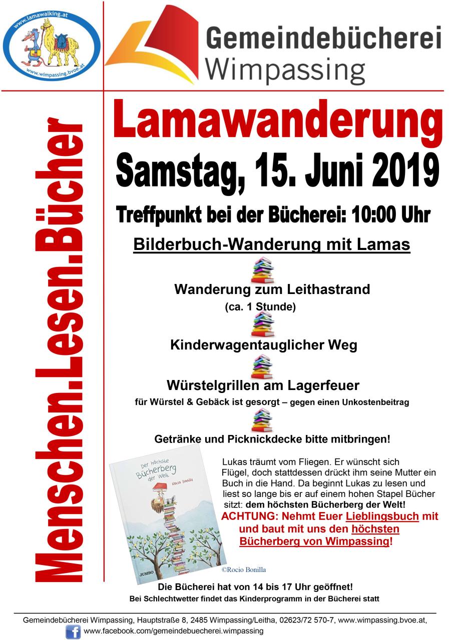 Lamawanderung Plakat 2019