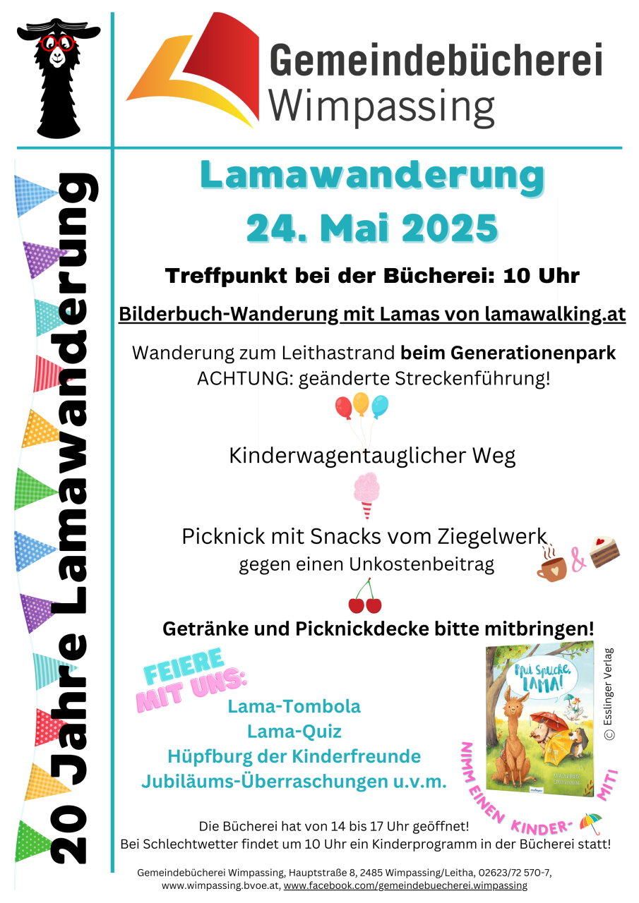 Lamawanderung Plakat 2025