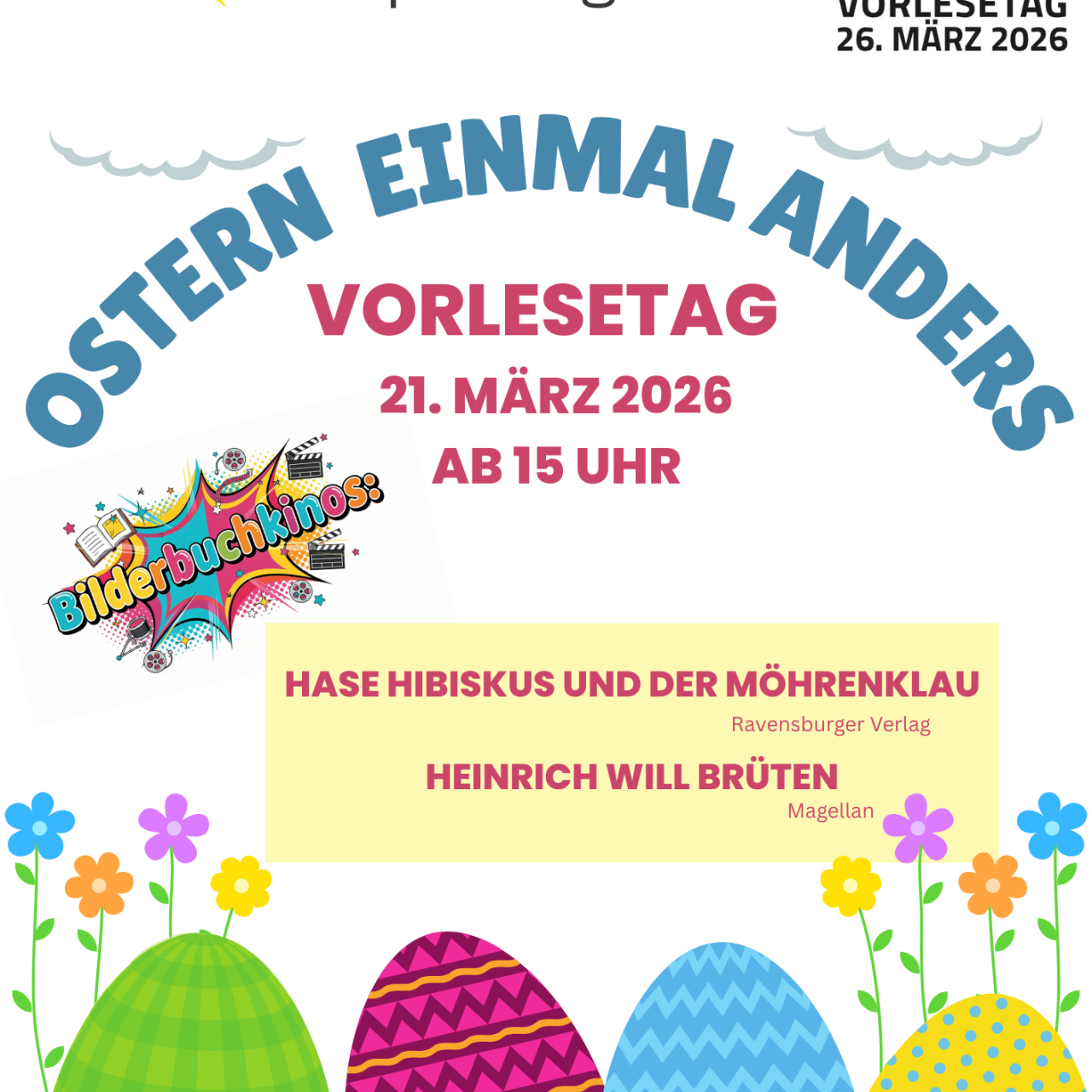 Vorlesetage Plakat 2026